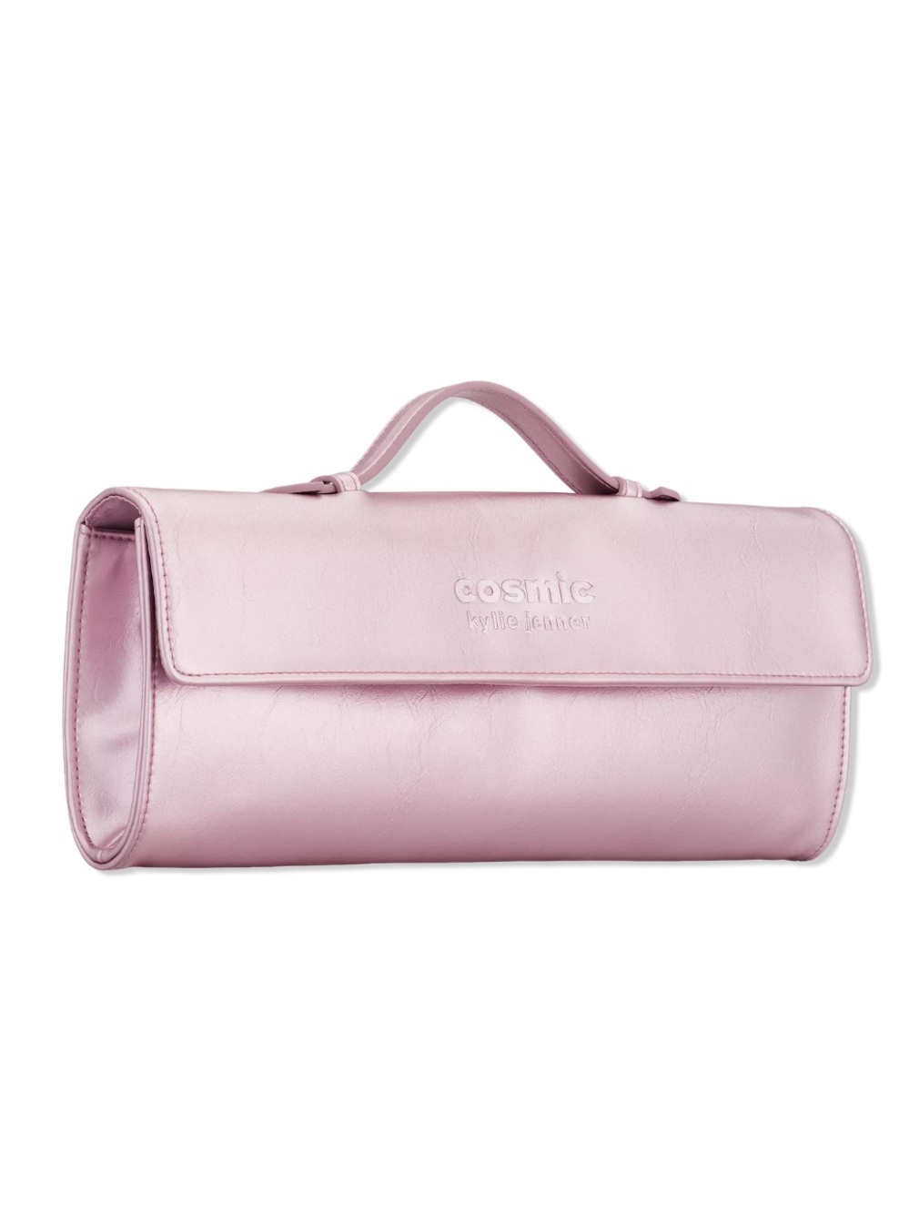 New Kylie Cosmetics Pink Leather Cosmic Bag